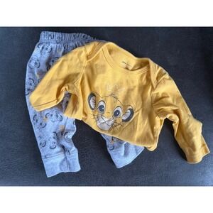 Disney The Lion King‎ Baby Outfit Set Simba Long Sleeve Onesie Pants